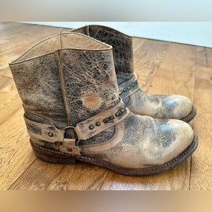 Bed Stu Distressed Leather Boots